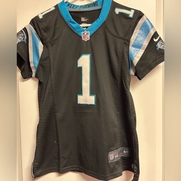 NFL Tops - Nike Carolina Panthers On Field Cam Newton Women’s Sports Jersey